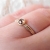 GOLDEN CHOCOLATE pierścionek z diamentem / lookrecya / Biżuteria / Pierścionki