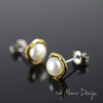 CLASSIC PEARLS MINI - kolczyki z perłami