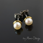 CLASSIC PEARLS MINI - kolczyki z perłami