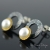 Gothic pearls - kolczyki z perłami