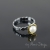 Perla di amore II - pierścionek z perłą  (rozmiar nr 15)