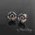 Shining flower-Ruby - kolczyki z rubinami / Mario Design / Biżuteria / Kolczyki