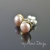 Mario Design, Biżuteria, Kolczyki, CLASSIC PEARLS MAUVE - KOLCZYKI Z PERŁAMI