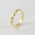 Obrączka/pierścionek z szafirami żółtymi, roz. nr 16 / Mario Design / Biżuteria / Pierścionki
