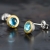 Mario Design, Biżuteria, Kolczyki, Kolczyki z topazem błękitnym - Swiss Blue Topaz