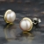Mario Design, Biżuteria, Kolczyki, Kolczyki z naturalnymi perłami Mauve - Classic Pearls