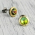 Mario Design, Biżuteria, Kolczyki, KOLCZYKI NA SZTYFTACH - SWAROVSKI RIVOLI CHATON Crystal Vitrail Medium