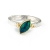 Black Opal Ring 18k Yellow Gold -  size 17 / Mario Design / Biżuteria / Pierścionki