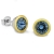 Mario Design, Biżuteria, Kolczyki, KOLCZYKI NA SZTYFTACH - CHATON DENIM BLUE SWAROVSKI