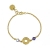 BRANSOLETKA Z SWAROVSKI CRYSTALS TANZANITE AB / Mario Design / Biżuteria / Bransolety