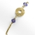 Mario Design, Biżuteria, Bransolety, BRANSOLETKA Z SWAROVSKI CRYSTALS TANZANITE AB