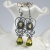 FEUILLE D'OR - srebrne kolczyki z Cytrynami i żółto-zielonymi Kwarcami  / PASIÓN / Biżuteria / Kolczyki