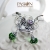 ANANYA CHARNU - srebrne kolczyki z lawendowymi Ametystami i zielonym Kwarcem w stylu barokowym / PASIÓN / Biżuteria / Kolczyki