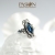 KASHMIR BLUE LALIMA - Srebrny pierścionek z markizą granatowego Kwarcu / PASIÓN / Biżuteria / Pierścionki