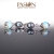 SALONI PARADISE - Srebrne kolczyki z Topazami Sky Blue i Opalitami / PASIÓN / Biżuteria / Kolczyki