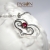 DARLING - srebrny, romantyczny naszyjnik z motywem serca z czerwonym Topazem i Kwarcem / PASIÓN / Biżuteria / Naszyjniki