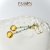 SUMMER - komplet biżuterii - naszyjnik i kolczyki z miętowymi Opalami peruwiańskimi i Cytrynami / PASIÓN / Biżuteria / Komplety