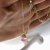 PRINCESS - krótki złocony naszyjnik z różowym Topazem i Apatytami / PASIÓN / Biżuteria / Naszyjniki
