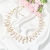 FINESSE - krótki złocony naszyjnik z różowymi Perłami i Opalami peruwiańskimi / PASIÓN / Biżuteria / Naszyjniki