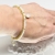 MOONLIGHT - złocona bransoletka z Kamieniem księżycowym i Opalami  / PASIÓN / Biżuteria / Bransolety