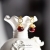 PASIÓN, Biżuteria, Kolczyki, MARSALA - złocone krótkie kolczyki na sztyftach z czerwonymi Kwarcami i Perłami