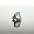 SALONI PARADISE - srebrny pierścionek z Opalitem