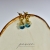 MALA - Złocone krótkie kolczyki na sztyftach z turkusowymi Kwarcami Paraiba i Opalami etiopskimi / PASIÓN / Biżuteria / Kolczyki
