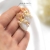 FULL MOON - krótkie złocone srebrne kolczyki z kamieniem księżycowym i kaskadą pereł / PASIÓN / Biżuteria / Kolczyki