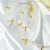HALF MOON - choker naszyjnik ze złoconego srebra z kamieniami księżycowymi i półksiężycami / PASIÓN / Biżuteria / Naszyjniki
