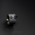 NEFERTITI - szeroki srebrny postarzany pierścień z naturalnymi purpurowymi Ametystami / PASIÓN / Biżuteria / Pierścionki