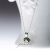 PASIÓN, Biżuteria, Naszyjniki, GREEN HOPE - srebrny minimalistyczny naszyjnik z zielonym Peridotem
