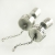 0012+ - srebrne zawieszki do kolczyków sztyftowych wykonane ręcznie / CIBA / Biżuteria / Kolczyki