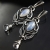 CIBA, Biżuteria, Kolczyki, Bianca - eleganckie srebrne kolczyki z kamieniem księżycowym, wykonane ręcznie