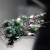 Mitanni emerald - ekskluzywne srebrne kolczyki z onyksem wykonane ręcznie / CIBA / Biżuteria / Kolczyki