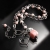 Wild Rose - ekskluzywna srebrna bransoleta z opalem wykonana ręcznie / CIBA / Biżuteria / Bransolety