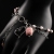Wild Rose - ekskluzywna srebrna bransoleta z opalem wykonana ręcznie / CIBA / Biżuteria / Bransolety