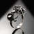 Dalile - ekskluzywny srebrny pierścień z topazem tanzanitowym wykonany ręcznie / CIBA / Biżuteria / Pierścionki