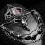 CIBA, Biżuteria, Broszki, Lycoris - wykwintna srebrna broszka z jaspisem purpurowym i perłami, wykonana ręcznie