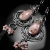 Otrera - spektakularne srebrne kolczyki z pięknie fasetowanymi różowymi opalami, wykonane ręcznie