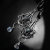 Derora - subtelne srebrne kolczyki z naturalnym kamieniem księżycowym, wykonane ręcznie / CIBA / Biżuteria / Kolczyki