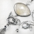 CIBA, Biżuteria, Naszyjniki, Genesia - zjawiskowy srebrny naszyjnik z pięknym kwarcem rutylowym, wykonane ręcznie