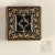 dekory 5cm x 5cm złoto-liliowo-czarne / pracowniazona / Dekoracja Wnętrz / Ceramika