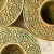 2 lampiony ornamentowe zielono-brazowe / pracowniazona / Dekoracja Wnętrz / Ceramika
