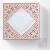 4 kafle białe ornamentowe / pracowniazona / Dekoracja Wnętrz / Ceramika