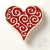 magnesy trzy serca od serca / pracowniazona / Dekoracja Wnętrz / Ceramika
