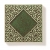 kafle ciemno-zielone, dwanaście ornamentów / pracowniazona / Dekoracja Wnętrz / Ceramika