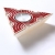 lampiony trójkątne, czerwone / pracowniazona / Dekoracja Wnętrz / Ceramika