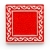 Kafle VIVACE czerwone, 6cm x 6cm / pracowniazona / Dekoracja Wnętrz / Ceramika