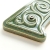 Ceramiczny numer domu, cyfra 7 zielono-brązowa do przykręcenia / pracowniazona / Dekoracja Wnętrz / Ceramika