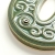 Ceramiczny numer domu, cyfra 0 zielono-brązowa do przykręcenia / pracowniazona / Dekoracja Wnętrz / Ceramika